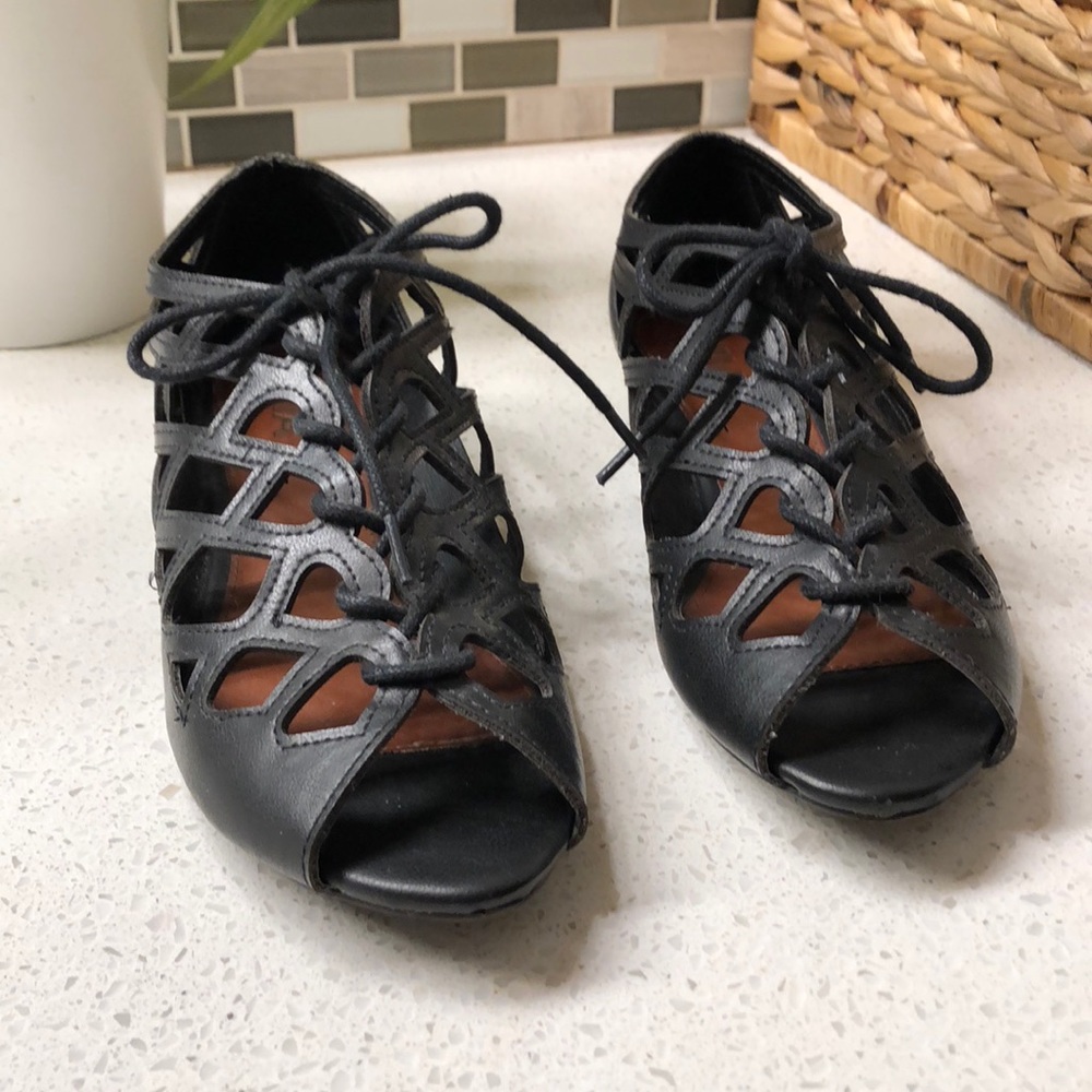 Mia Lace Up Flats
